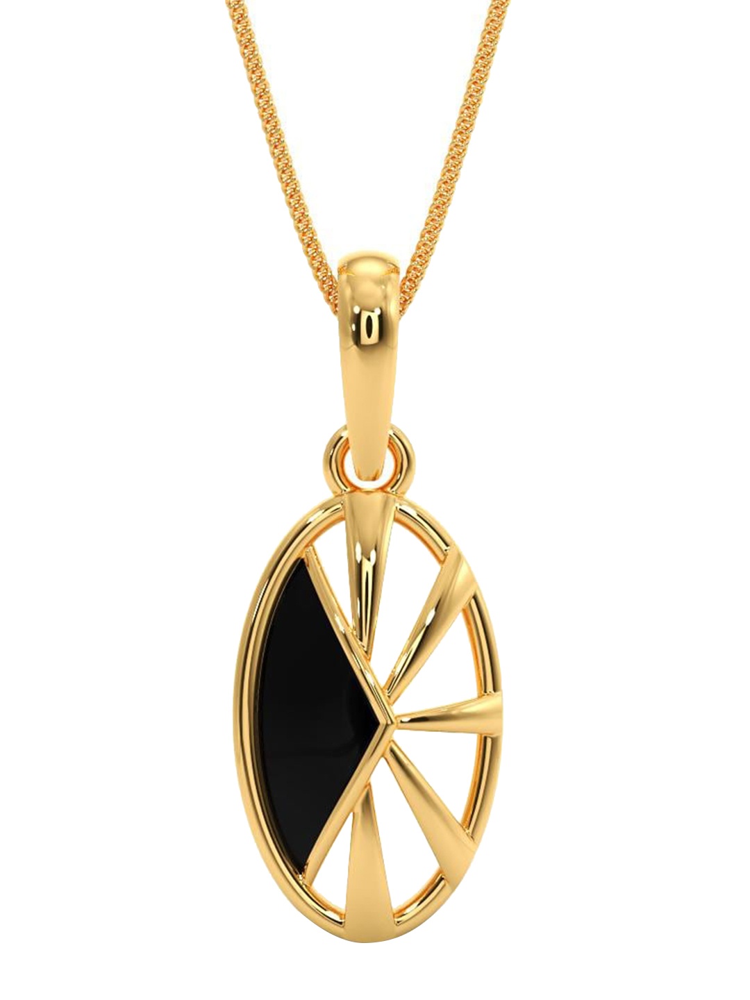 

CANDERE A KALYAN JEWELLERS COMPANY 14K Yellow Gold Pendant - 0.75g, Black