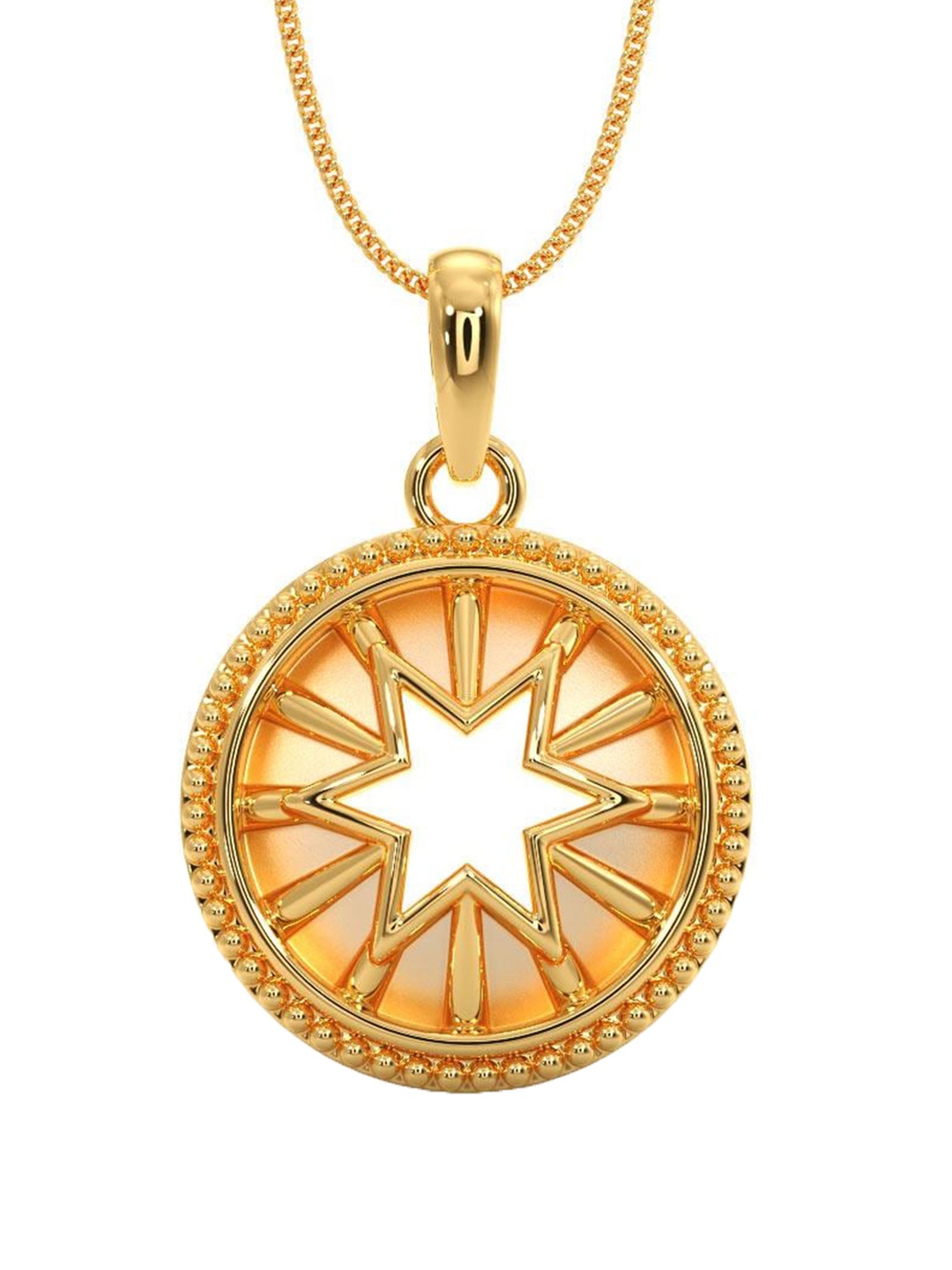 

CANDERE A KALYAN JEWELLERS COMPANY 14K BIS Hallmark Yellow Gold Pendant 1.7 g