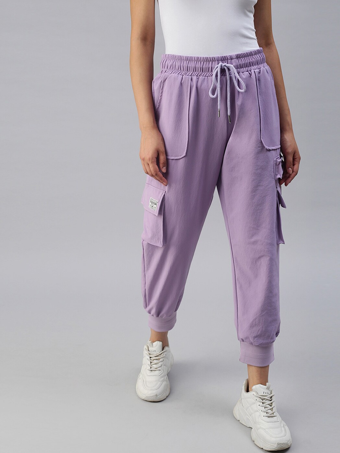 

SHOWOFF Women High-Rise Joggers, Lavender