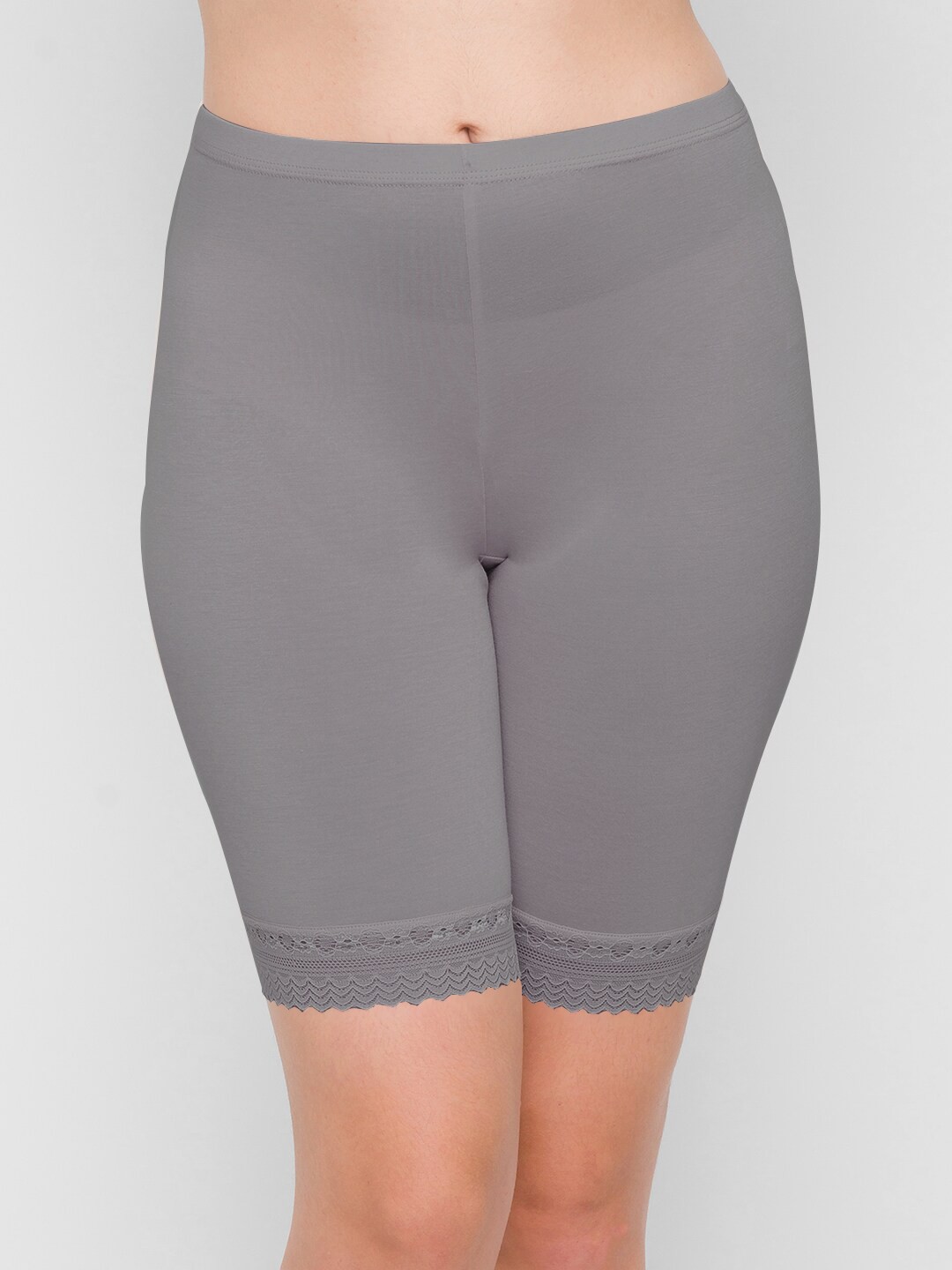 

NOIRA Women Cotton Tummy And Thigh Shaper, Grey