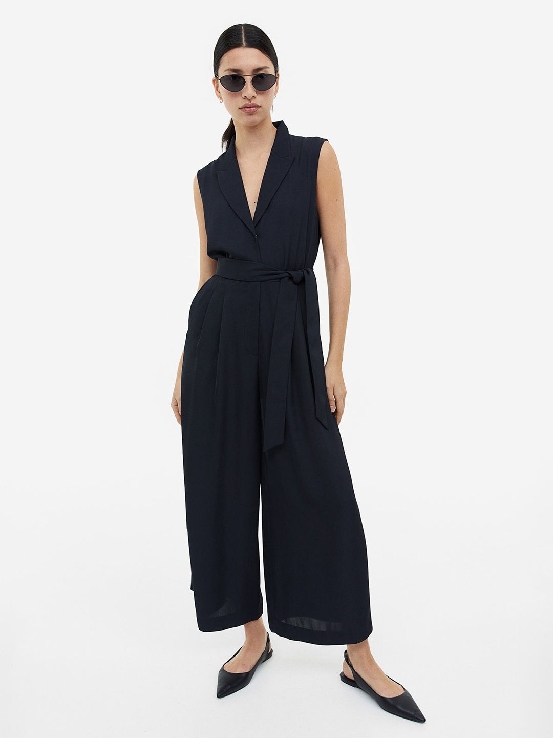 

H&M Tailored Jumpsuit, Blue