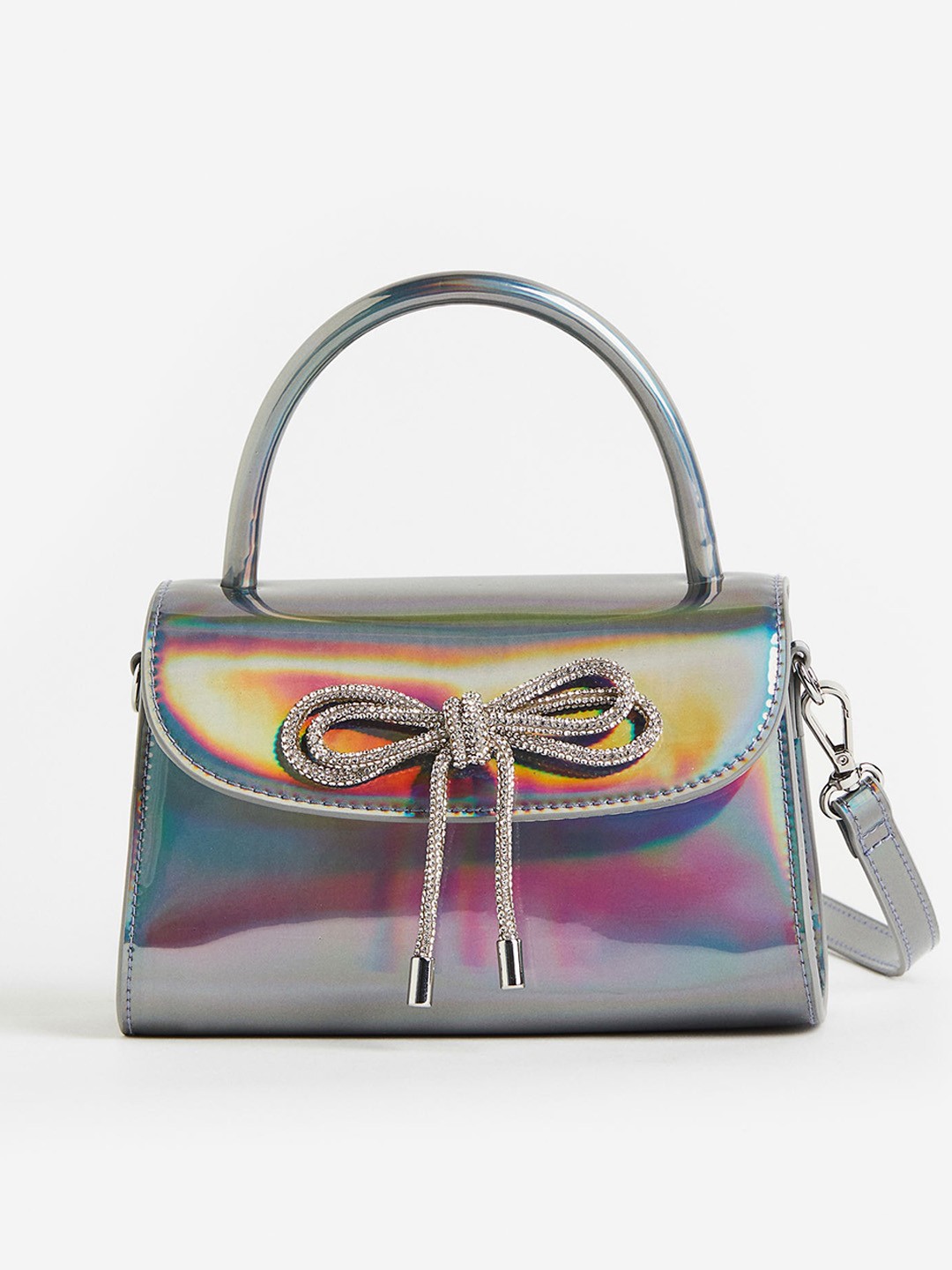 

H&M Women Mini bag, Silver