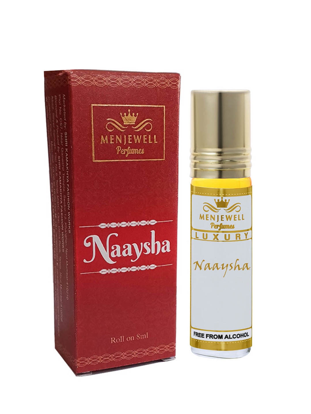 

Menjewell Naaysha Woody Roll On Attar - 8ml, Yellow