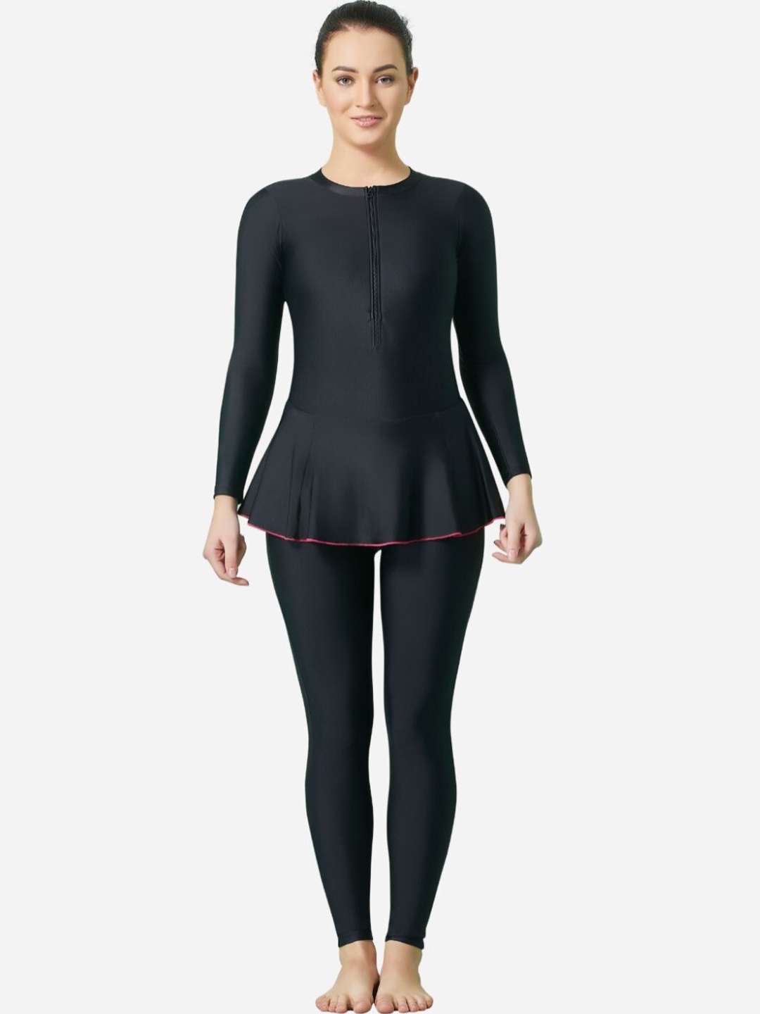 

VELOZ Padded Anti Chafing Legsuit, Black