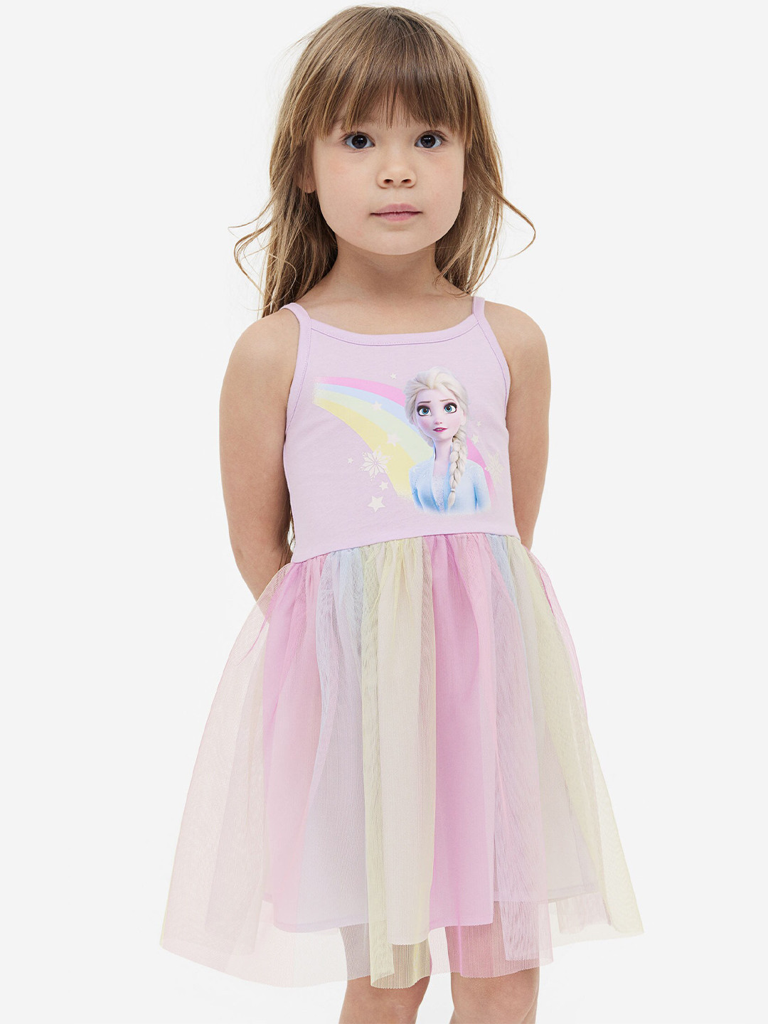 

H&M Girls Tulle-Skirt dress, Pink