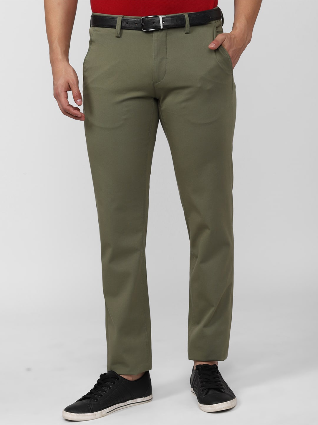 

Van Heusen Sport Men Slim Fit Trousers, Olive