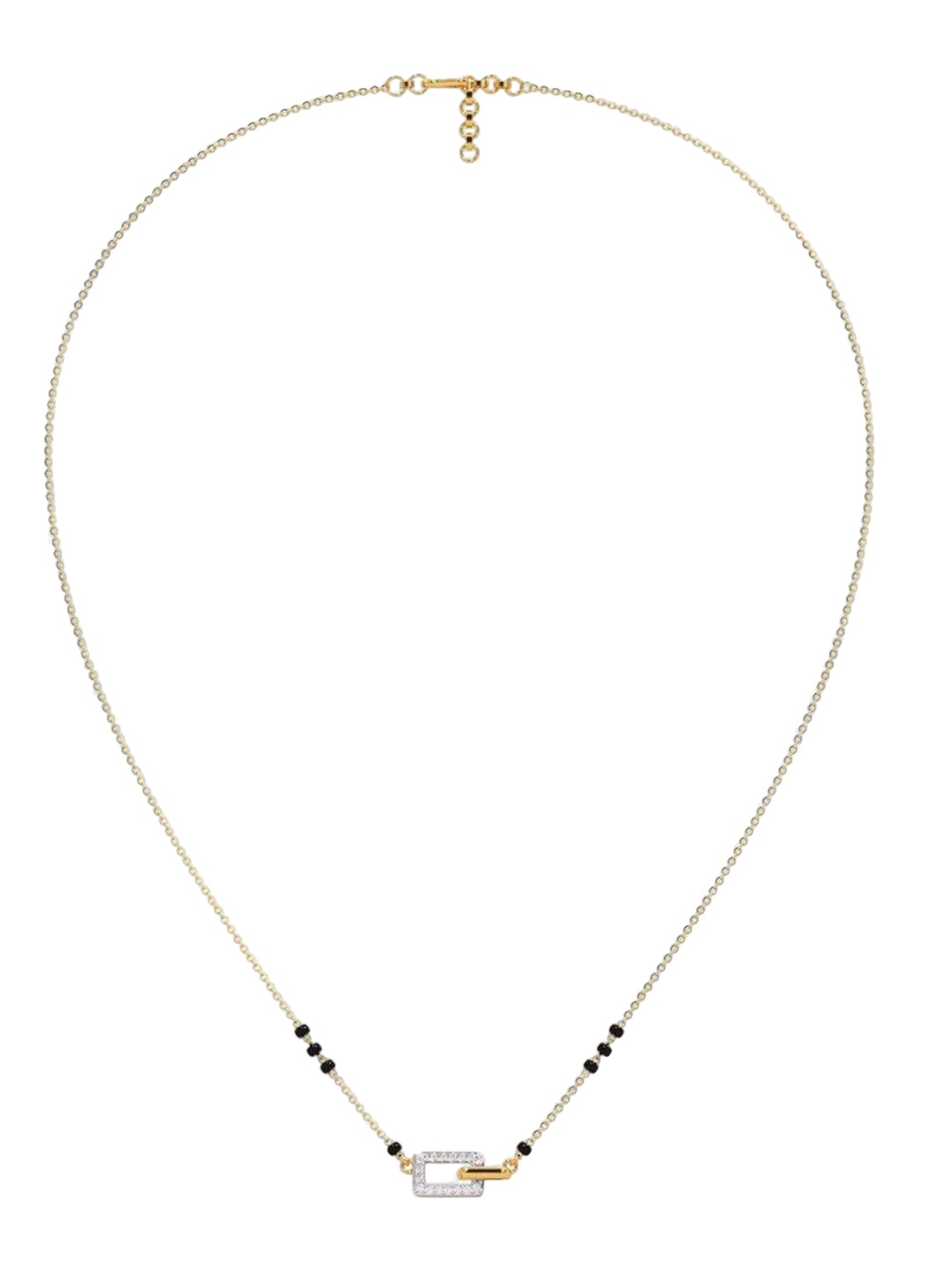 

CANDERE A KALYAN JEWELLERS COMPANY 18KT Gold Diamond Mangalsutra -2.71gm