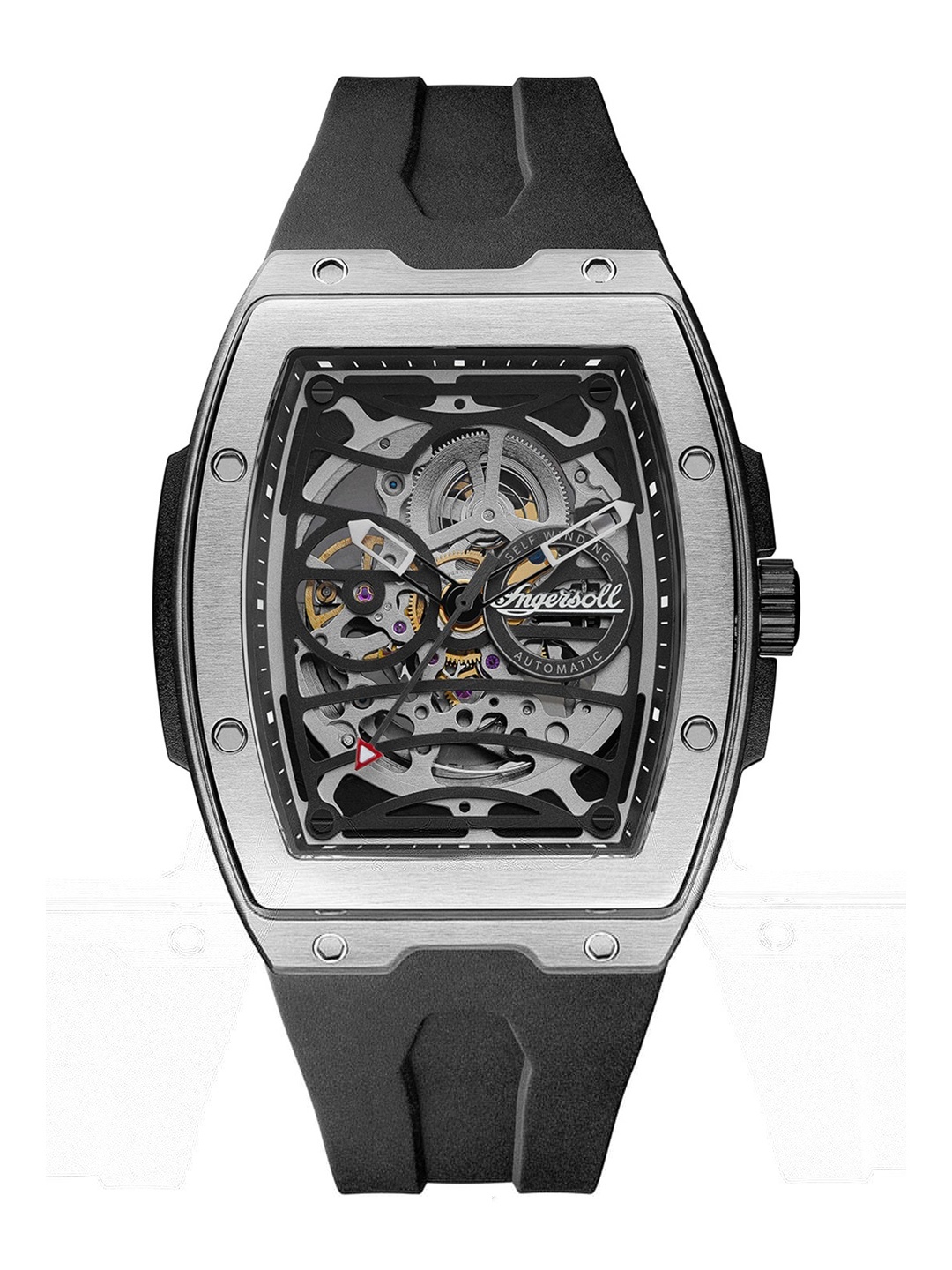 

Ingersoll The Challenger Men Straps Analogue Automatic Motion Powered Watch I12301, Black