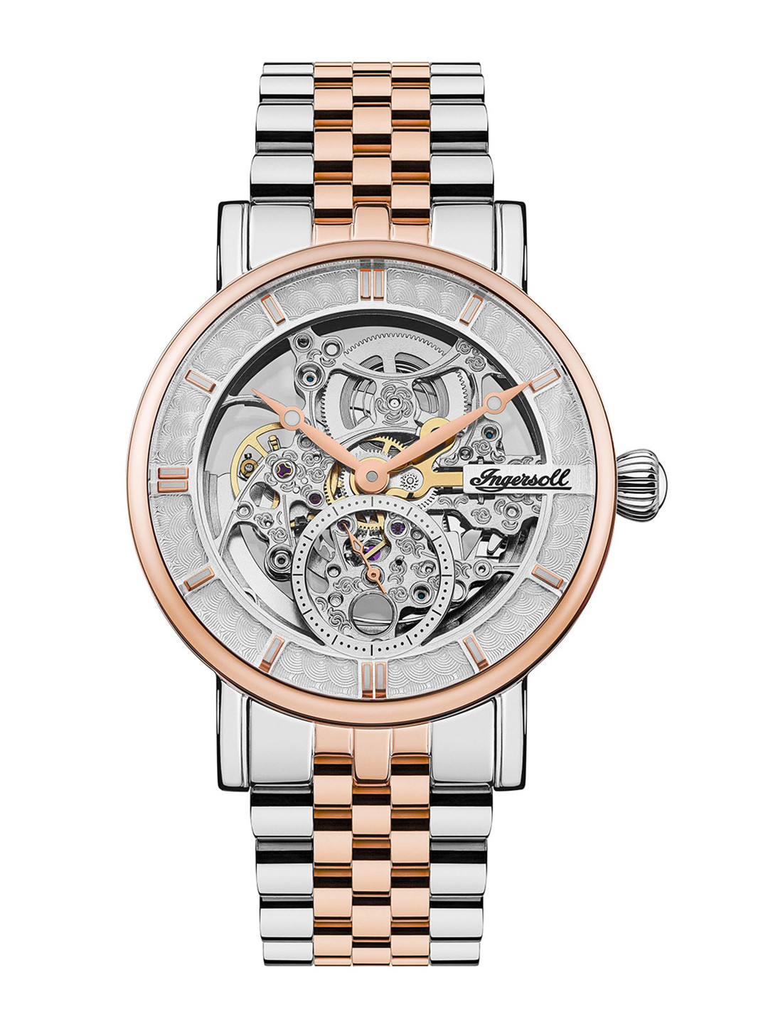 

Ingersoll The Herald Men Stainless Steel Bracelet Style Straps Analogue Watch I00410, Silver