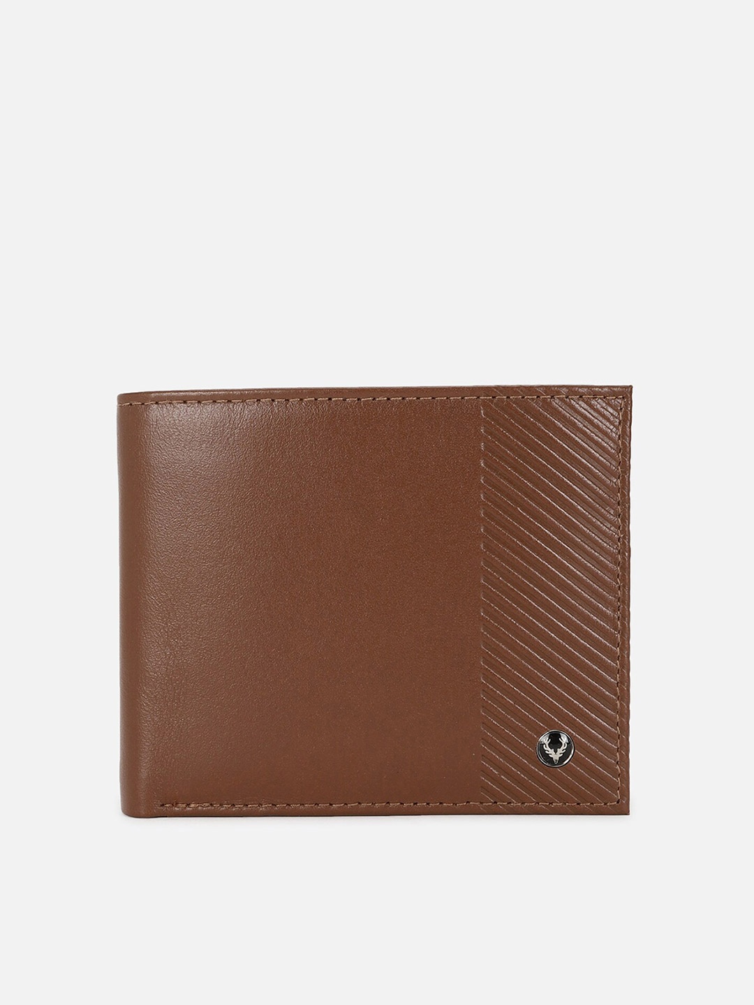 

Allen Solly Men Leather Two Fold Wallet, Brown
