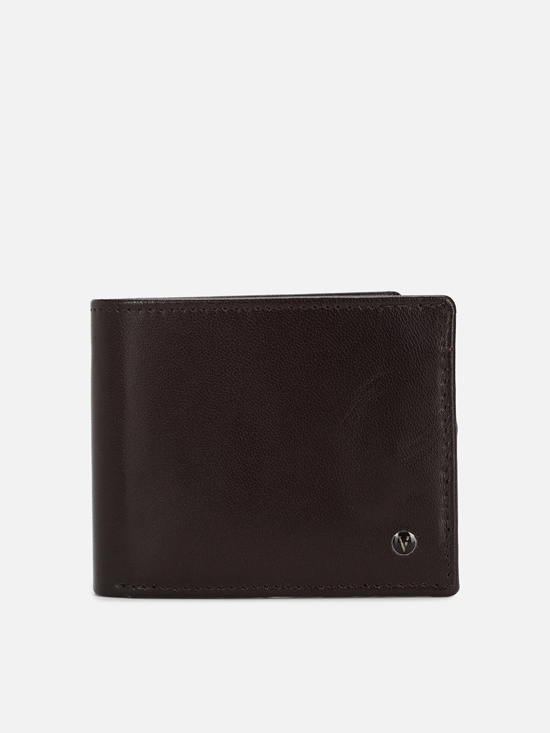 

Van Heusen Men Leather Two Fold Wallet With SD Card Holder, Brown