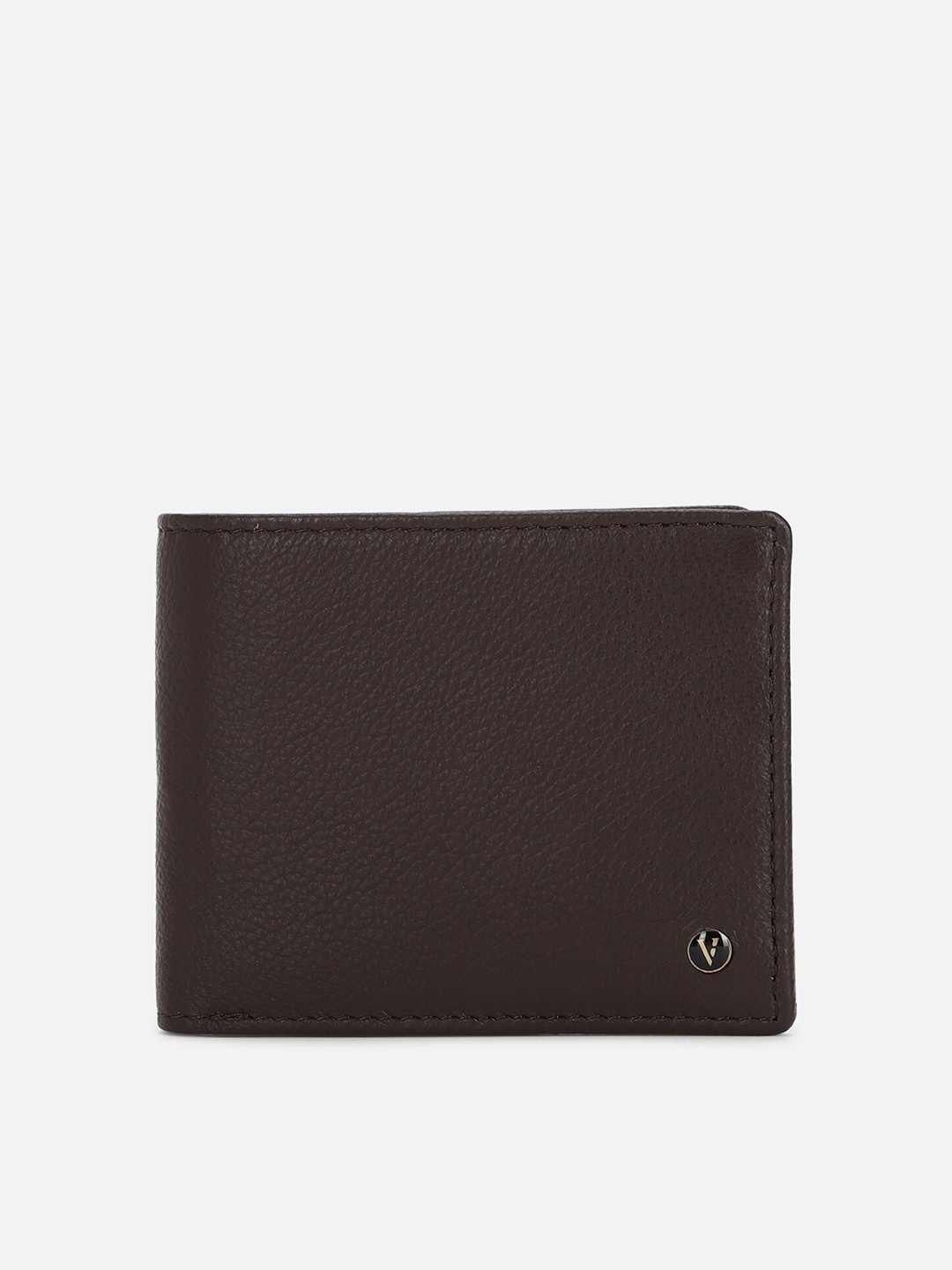 

Van Heusen Men Leather Two Fold Wallet, Brown