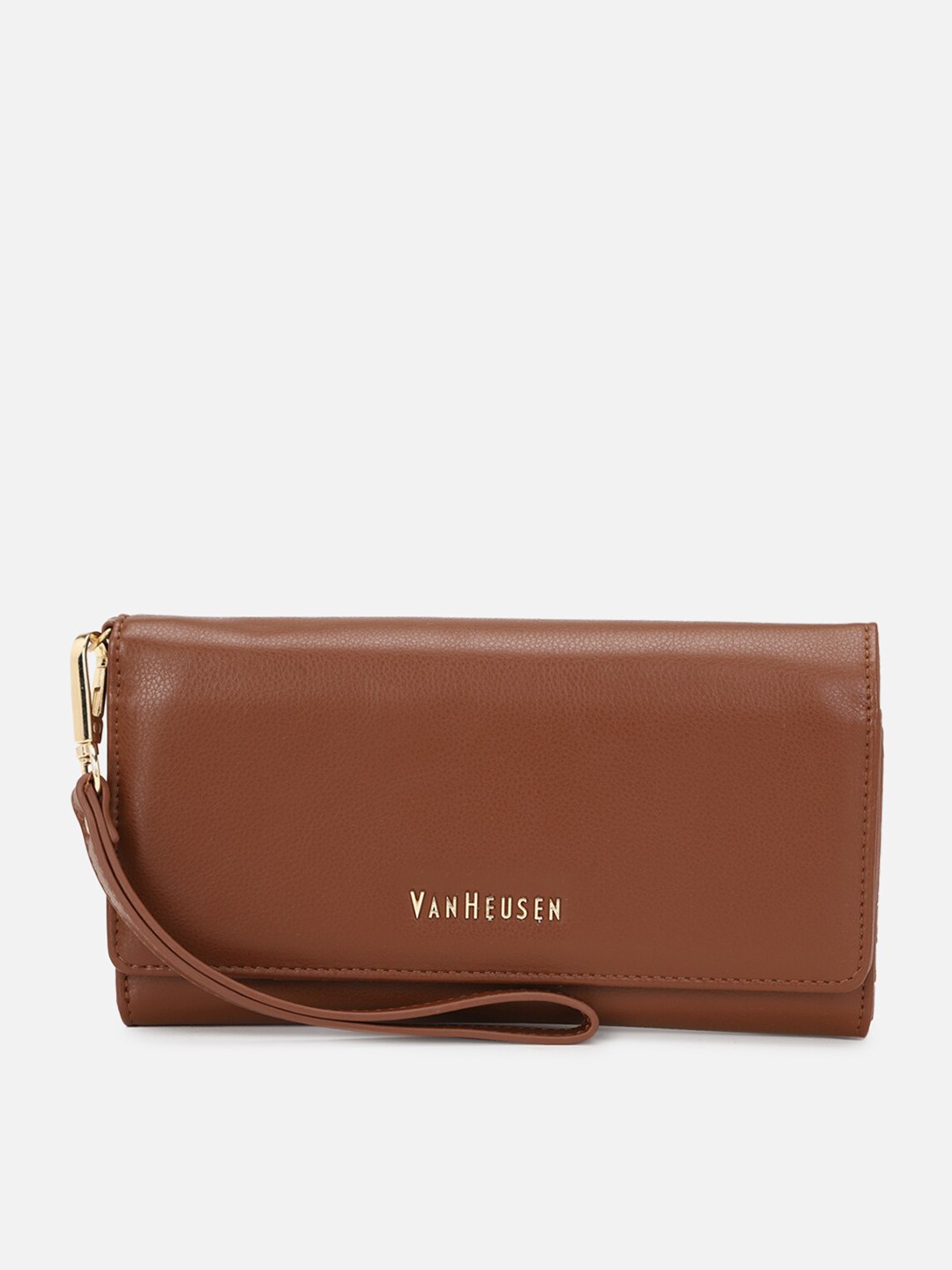 

Van Heusen Woman PU Three Fold Wallet with SD Card Holder, Brown