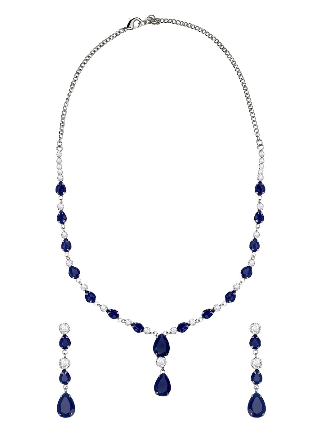

Mahi Rhodium-Plated Necklace, Silver