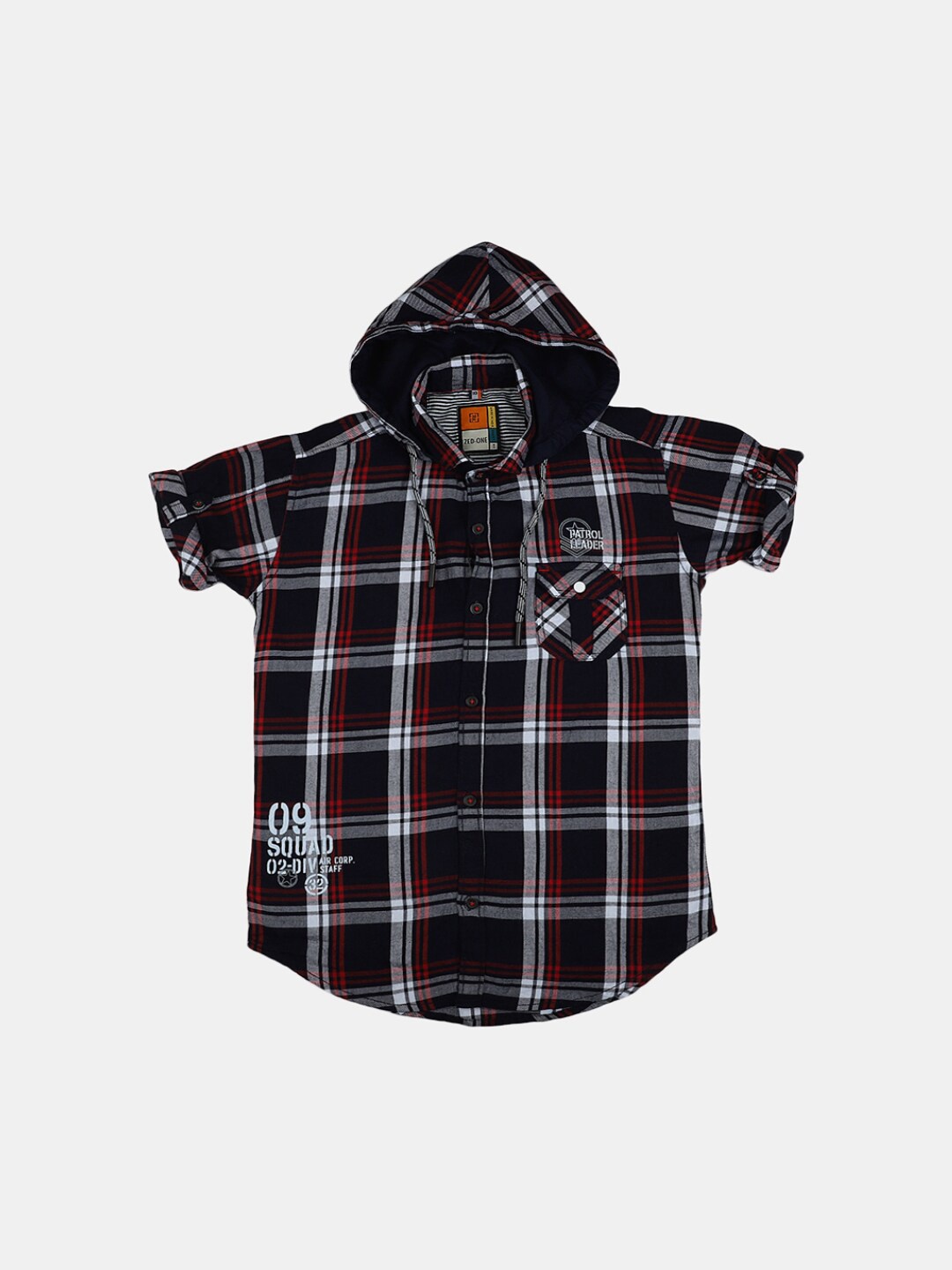 

V-Mart Boys Classic Tartan Checks Checked Casual Shirt, Blue
