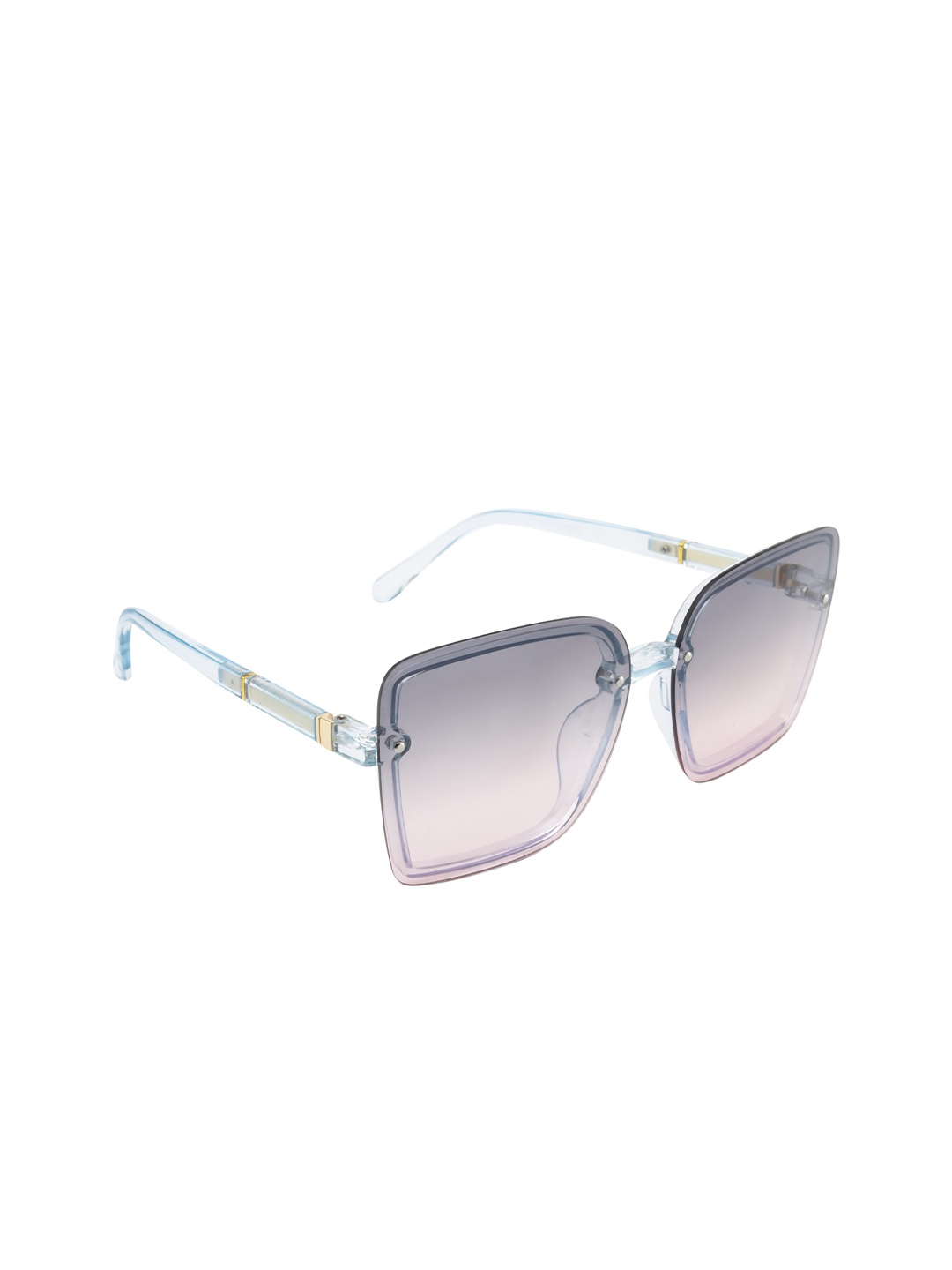 

DressBerry Women Square Sunglasses with UV Protected Lens M23166, Blue