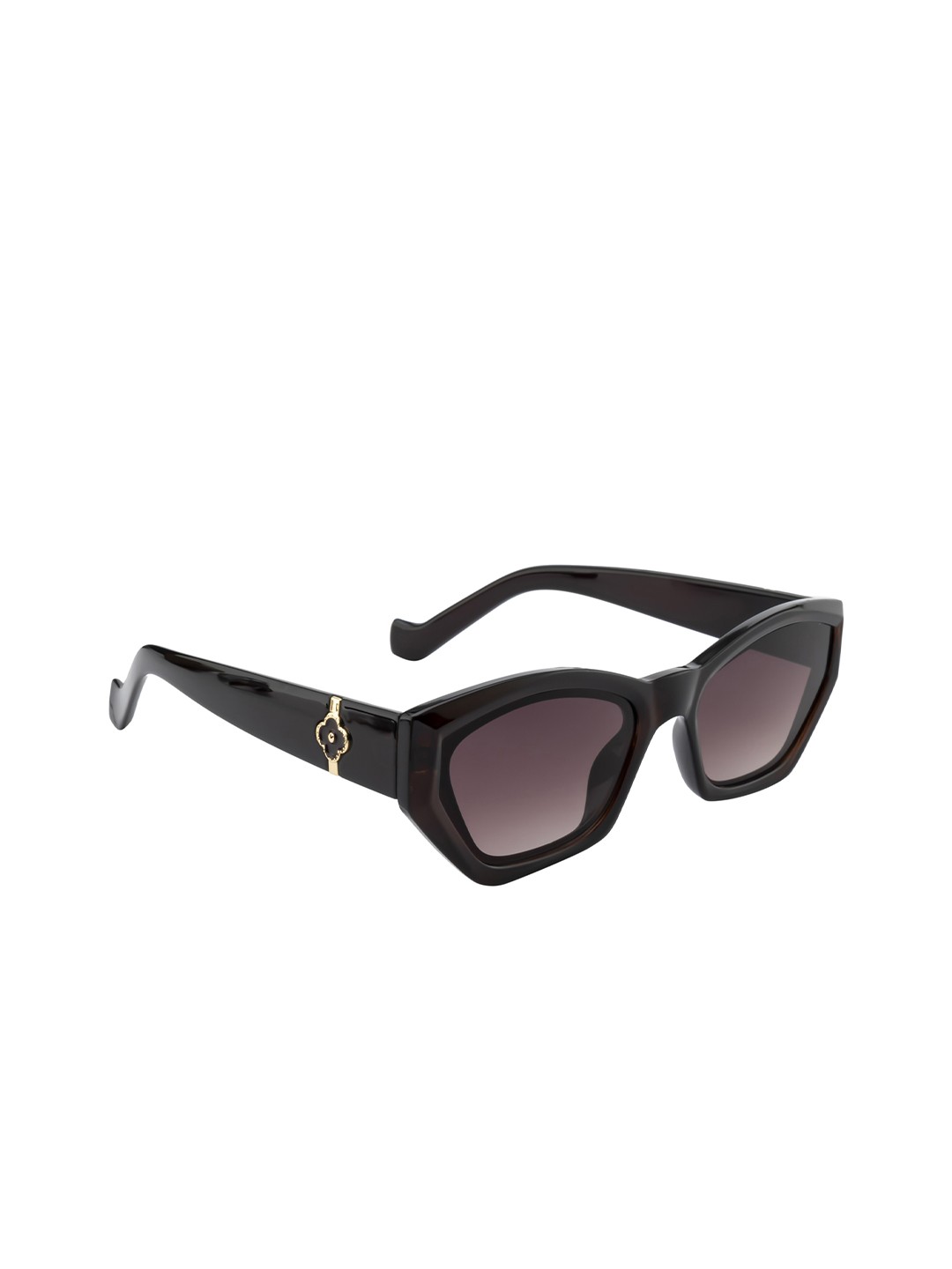 

DressBerry Women Lens & Brown Cateye Sunglasses with UV Protected Lens M23154