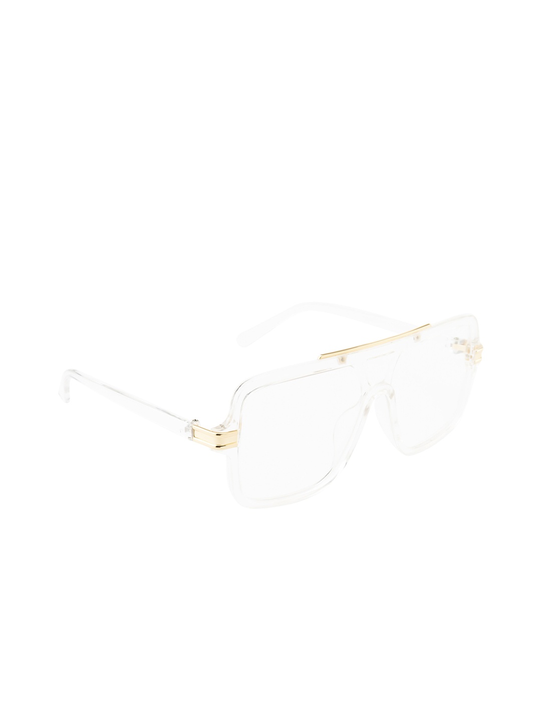 

DressBerry Women Square Sunglasses with UV Protected Lens M23111, Transparent
