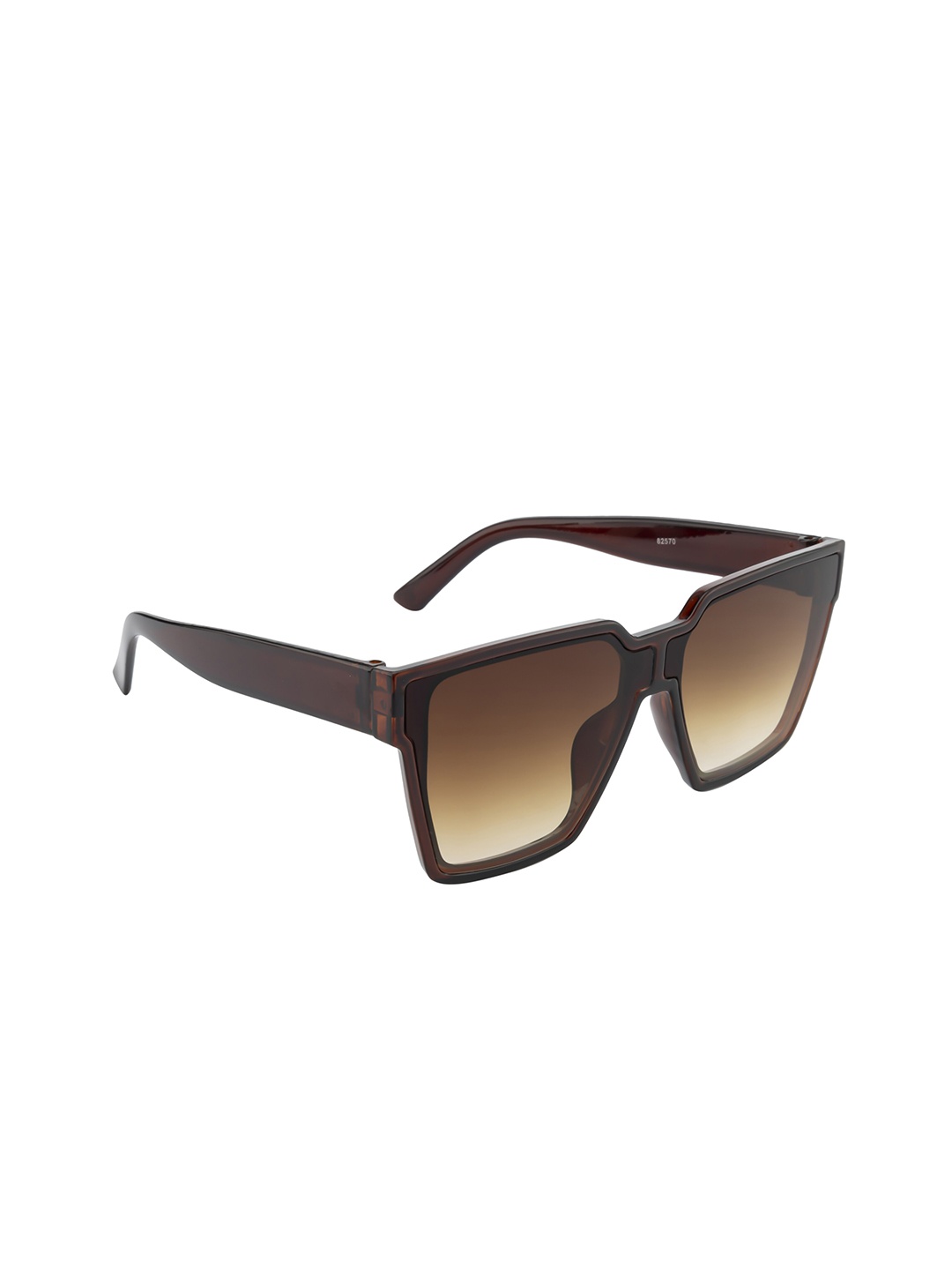 

DressBerry Women Square Sunglasses with UV Protected Lens M23180, Brown