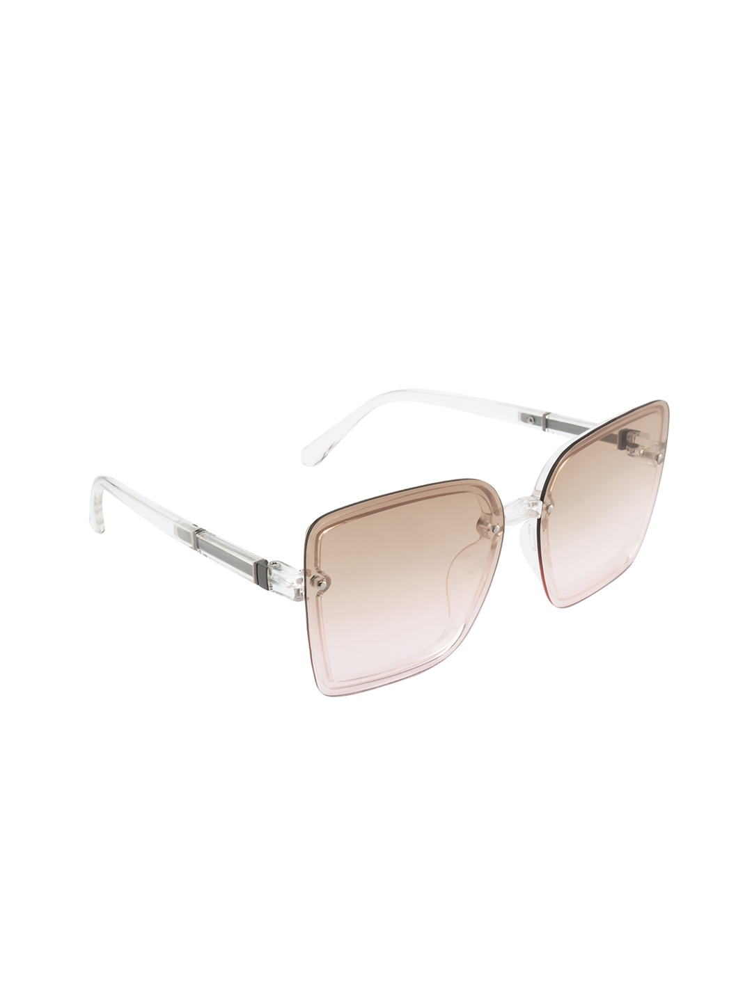 

DressBerry Women Square Sunglasses with UV Protected Lens M23163, Transparent