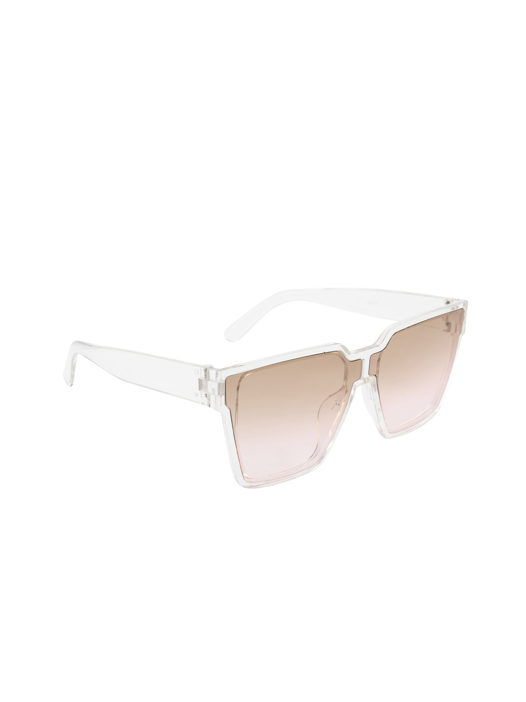 

DressBerry Women Square Sunglasses with UV Protected Lens M23183, Transparent