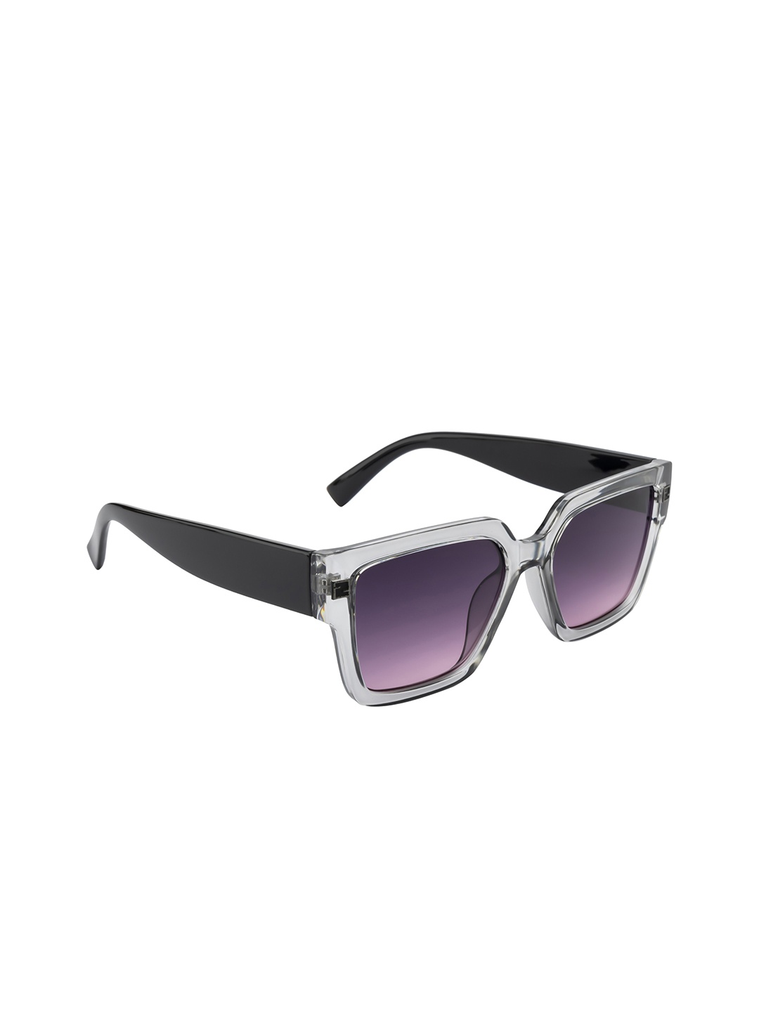 

DressBerry Women Square Sunglasses with UV Protected Lens M23175, Transparent