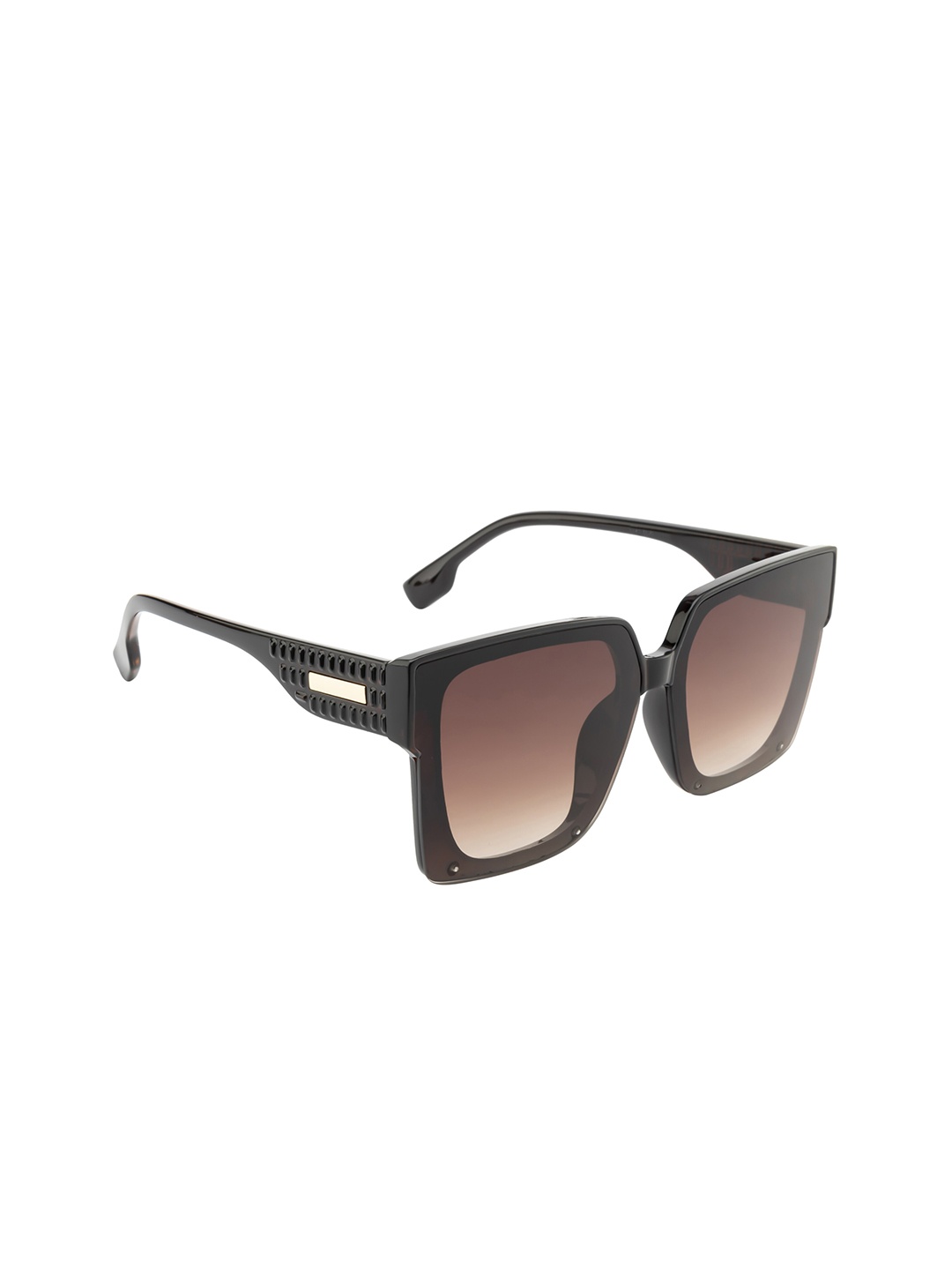 

DressBerry Women Square Sunglasses with UV Protected Lens M23138, Brown