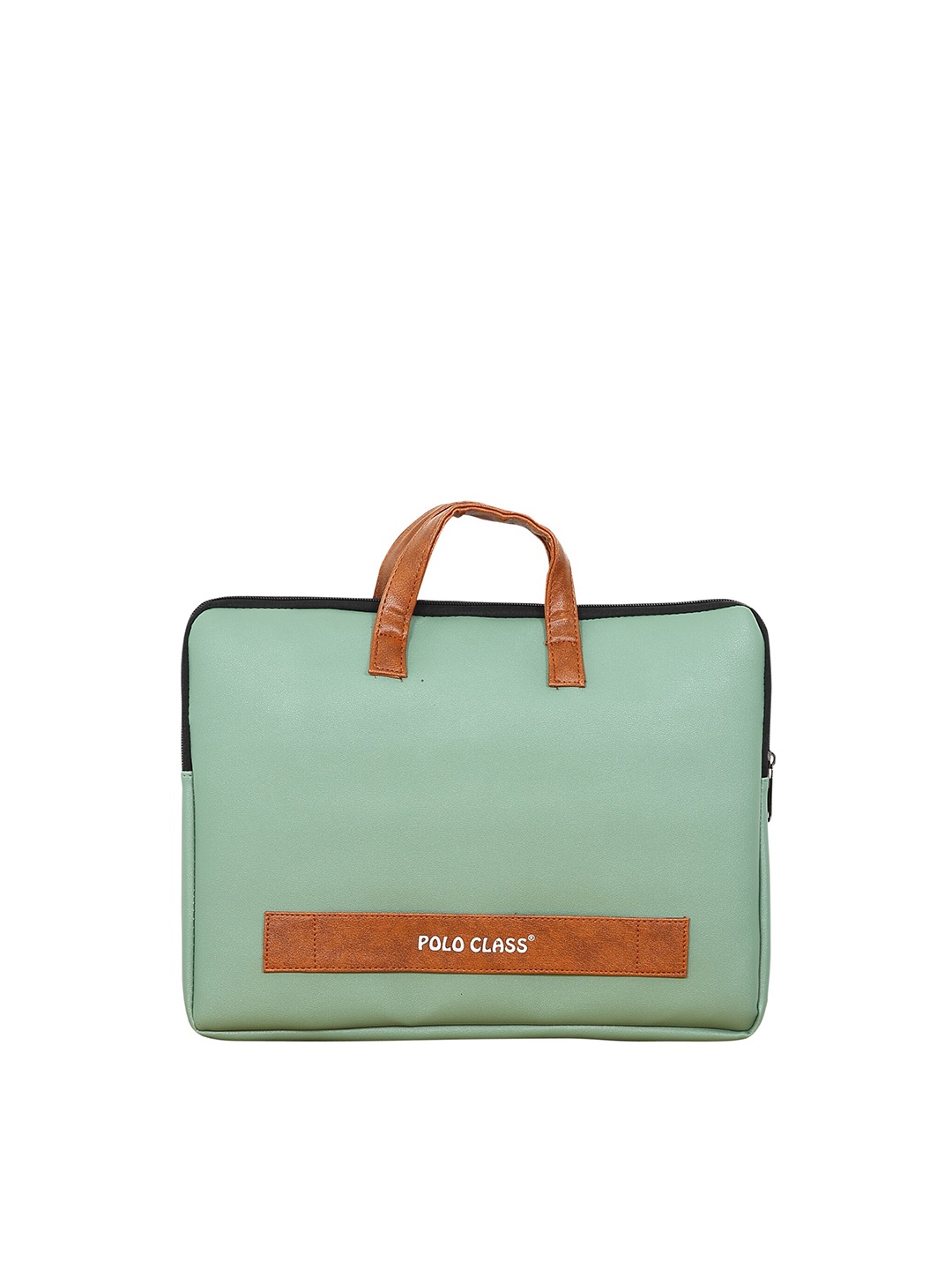

Polo Class Fabric Laptop Bag With Non-Detachable Sling Strap, Green