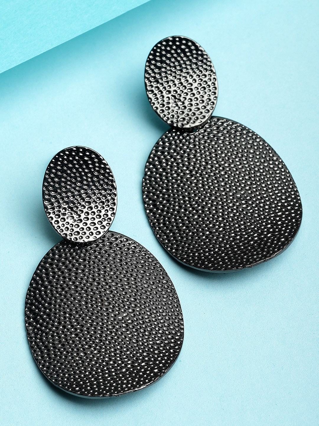 

Bohey by KARATCART Contemporary Drop Earrings, Black