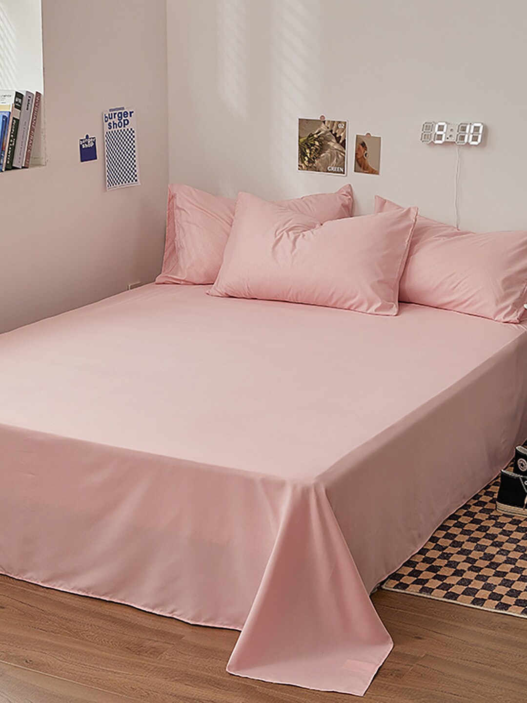

JC Collection Pink Double Queen Bedding Set