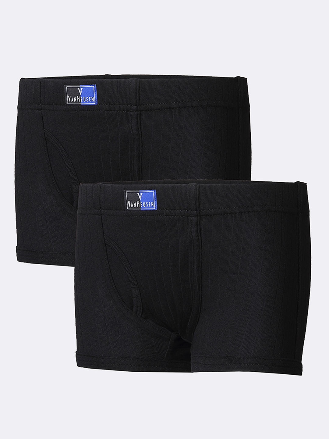 

Van Heusen Boys Pack of 2 Anti Bacterial Colour Fresh Trunks, Black