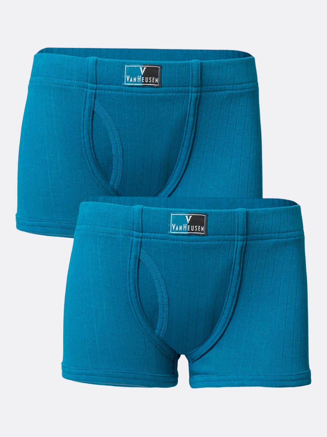 

Van Heusen Boys Pack of 2 Anti Bacterial Colour Fresh Trunks, Blue