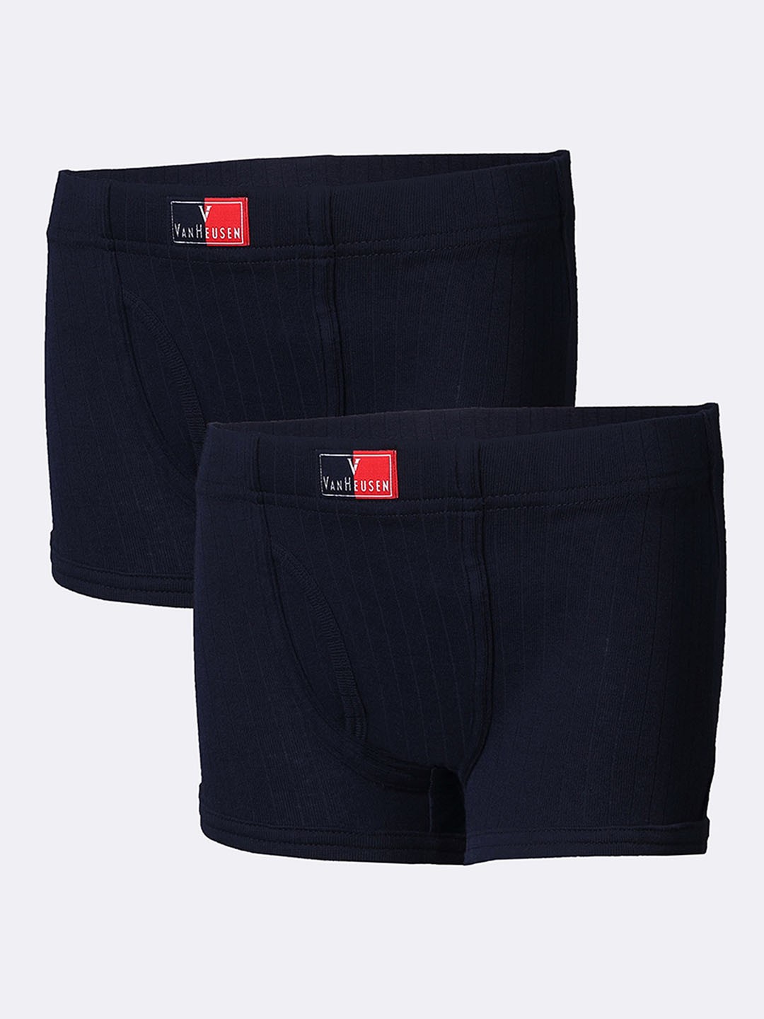 

Van Heusen Boys Pack of 2 Anti Bacterial Colour Fresh Trunks, Navy blue