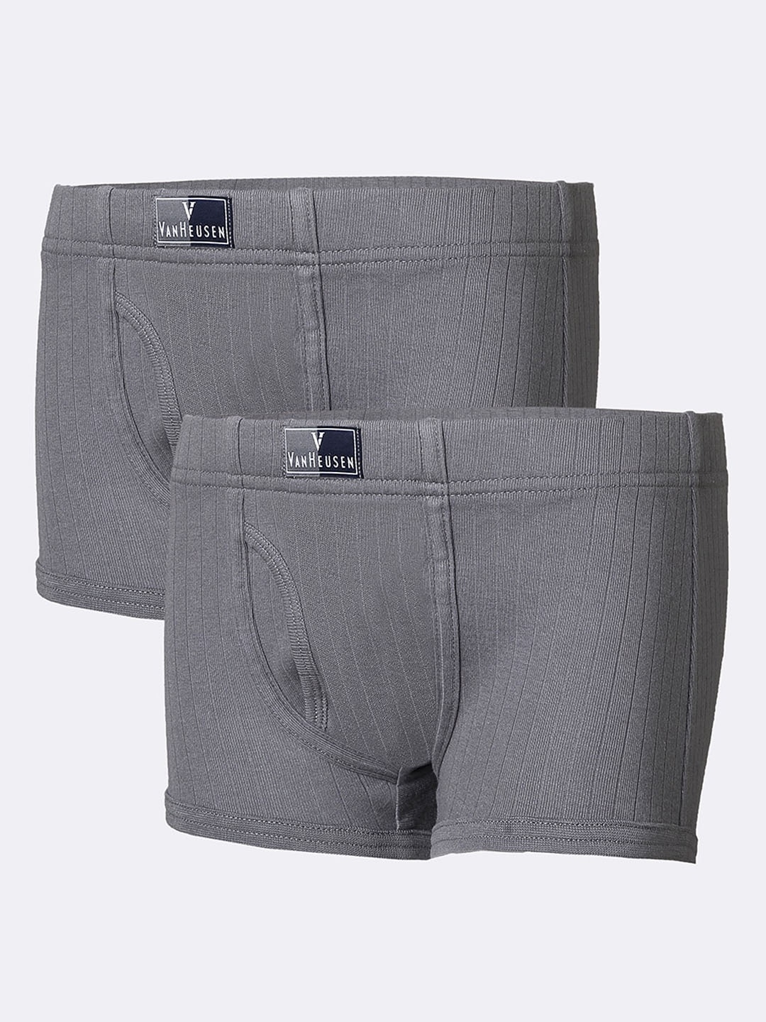

Van Heusen Boys Pack of 2 Anti Bacterial Colour Fresh Trunks, Grey