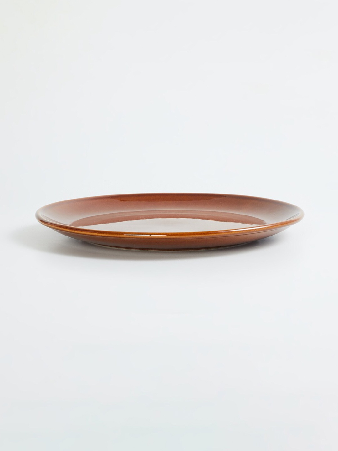 

Home Centre Mirage Brown Dishwasher Safe Stoneware Matte Plate - 25cm