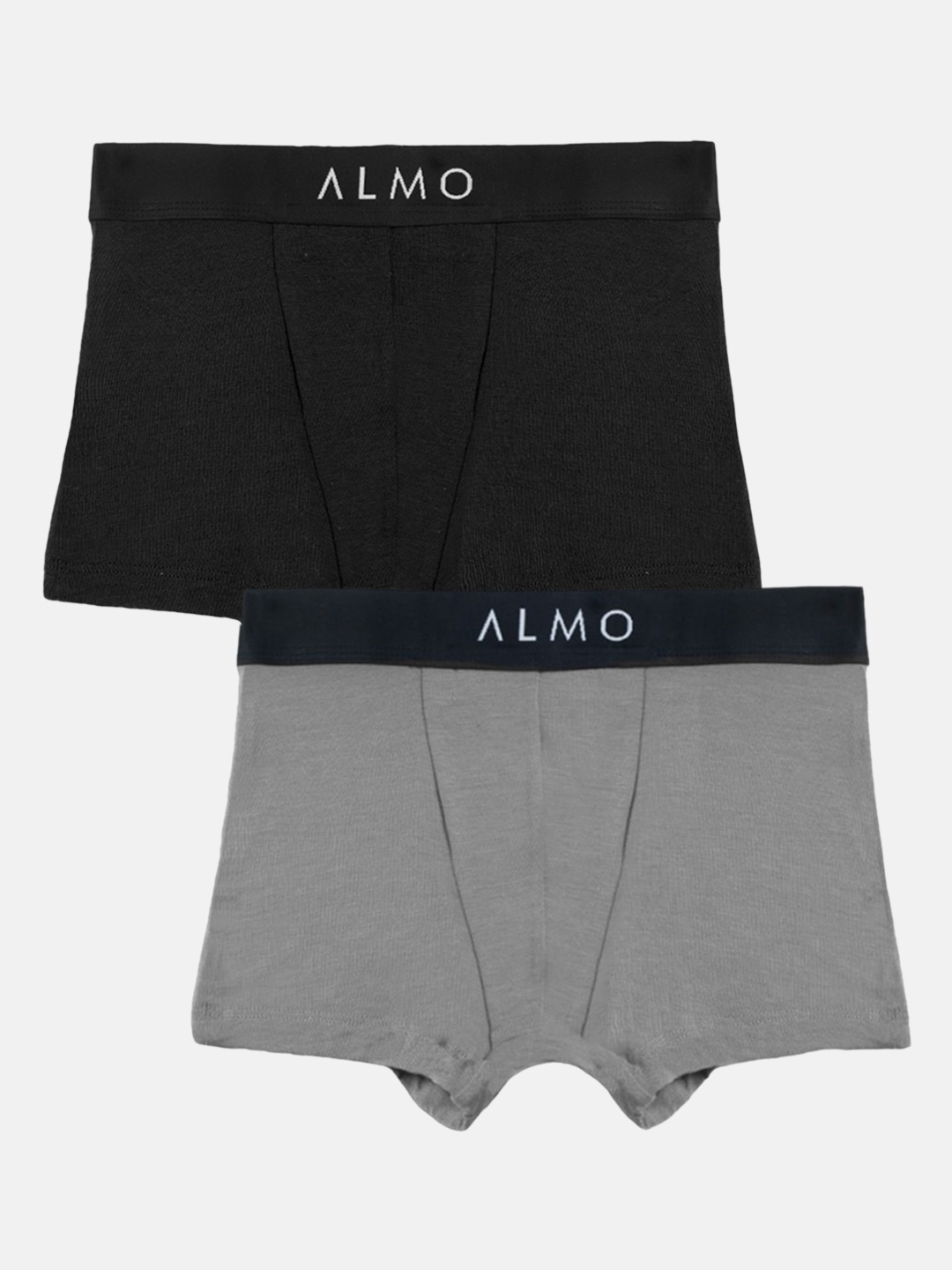 

Almo Wear Pack Of 2 Logo Printed Detail Trunks, Black
