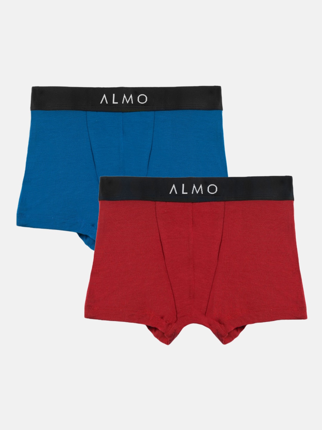 

Almo Wear Pack Of 2 Logo Printed Anti-Bacterial Detail Trunks, Blue