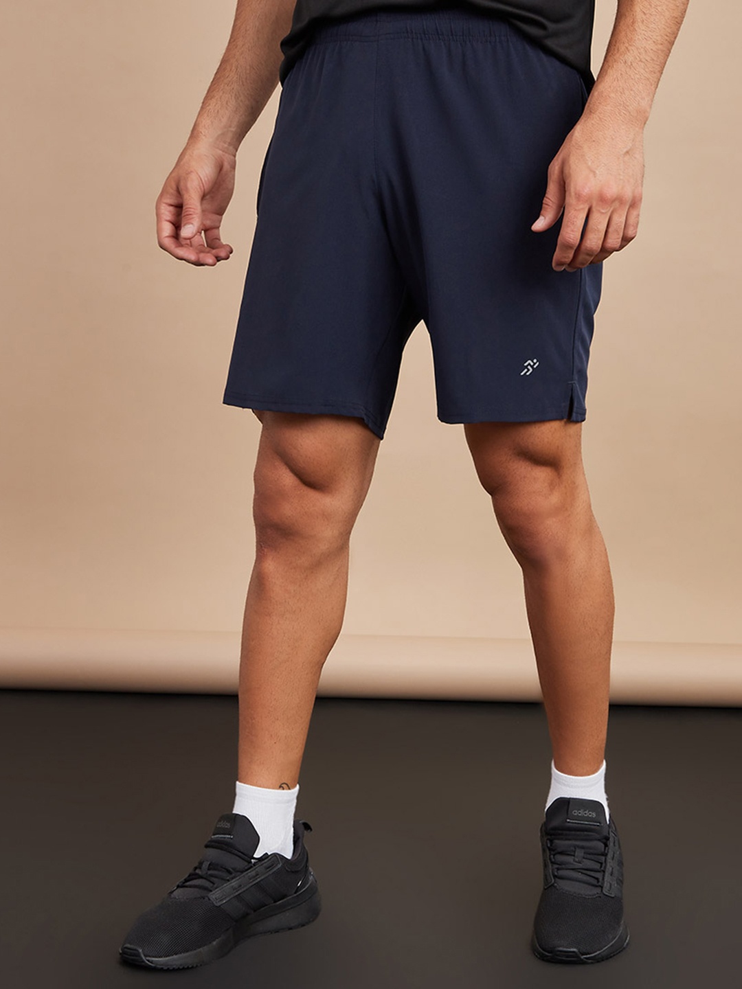 

Styli Men Woven Running Shorts, Navy blue