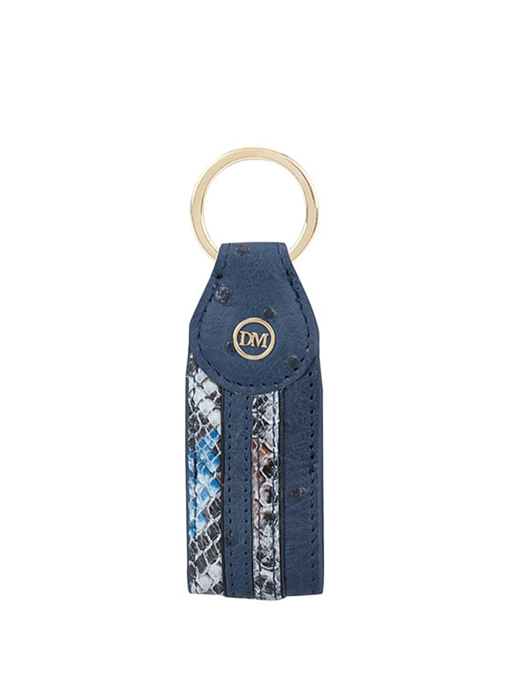 

Da Milano Self-Designed Genuine Leather Key chain, Teal