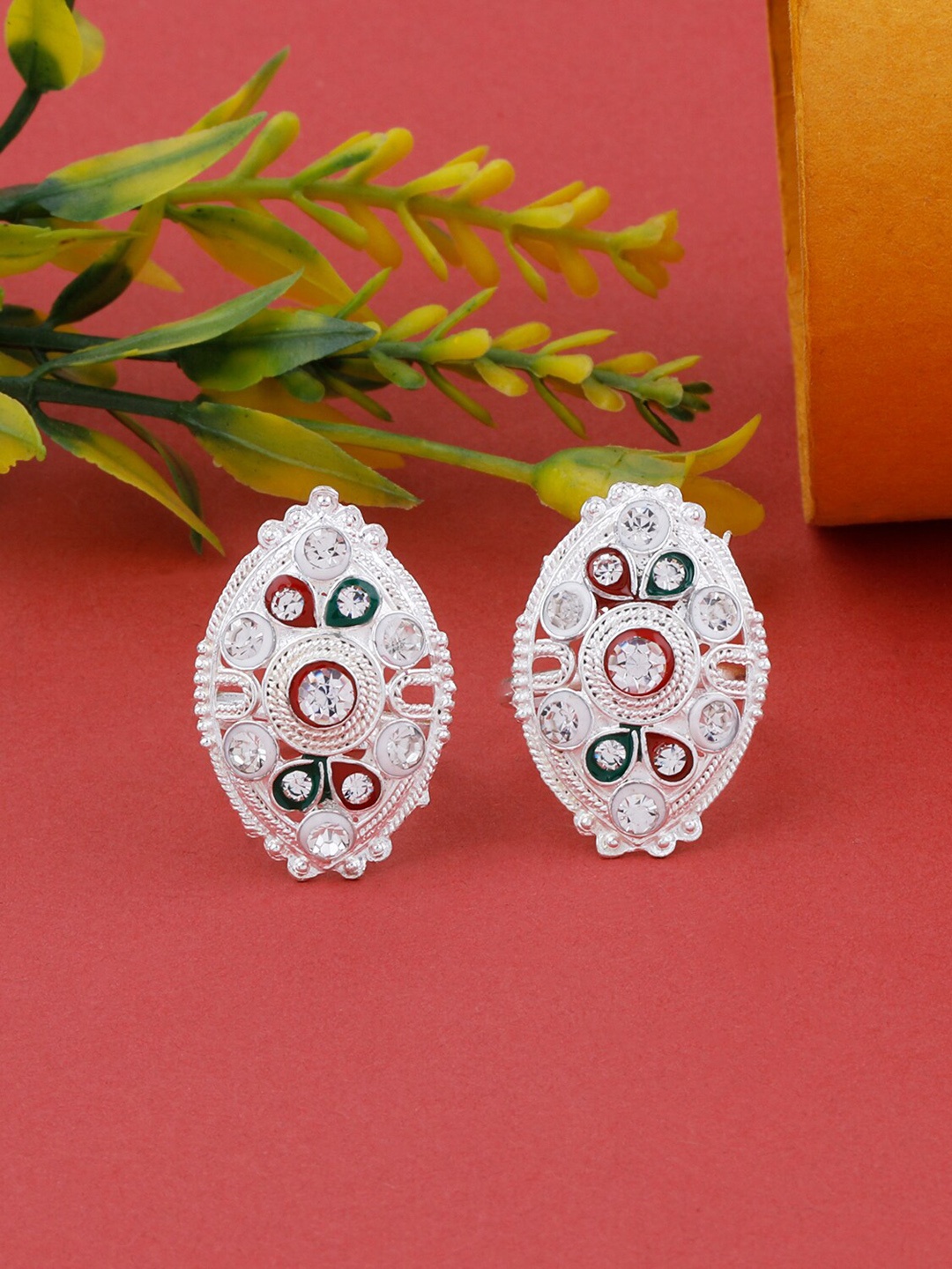 

Silver Shine Silver Plated Toe Ring