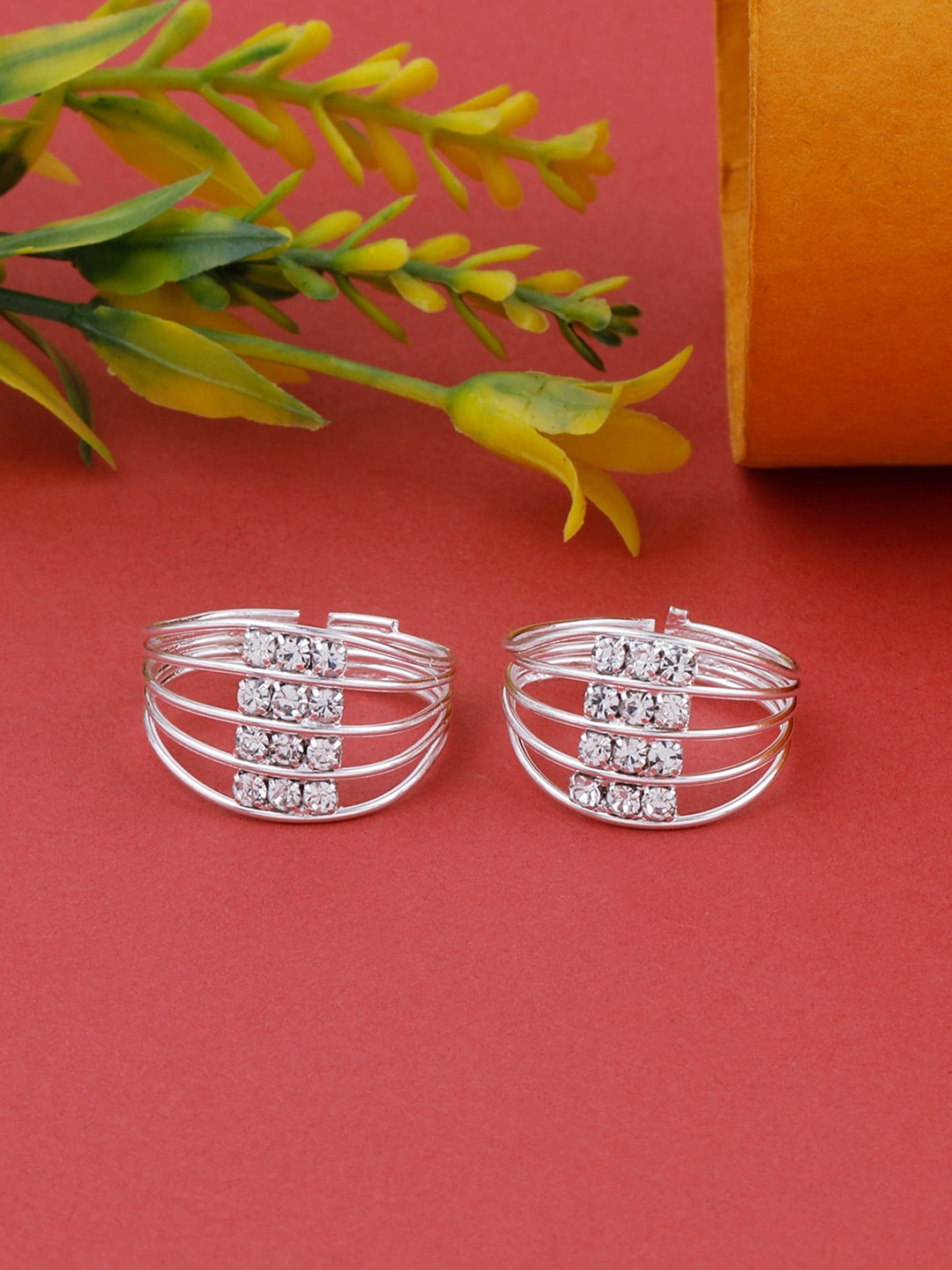 

HOUSE OF QUIRK Silver Plated Toe Rings