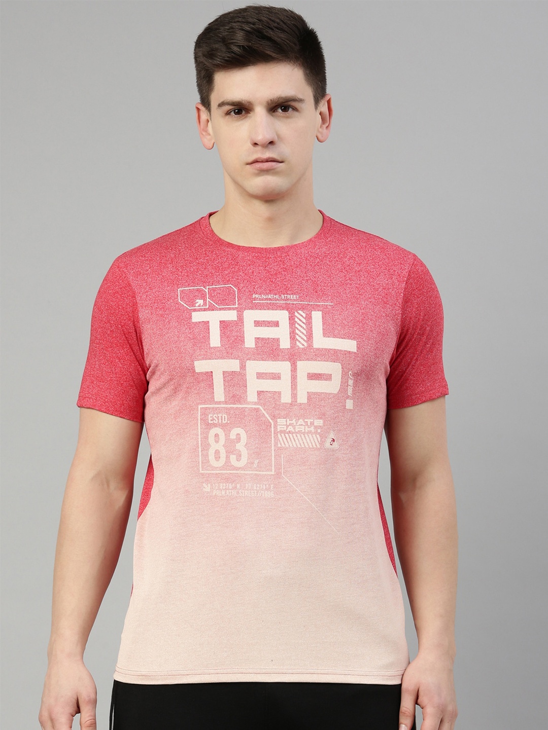 

Proline Typography Printed Cotton T-Shirt, Red