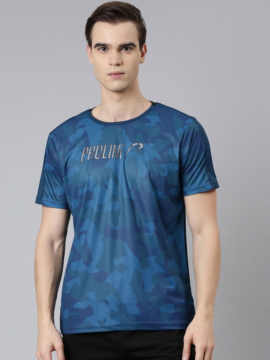 

Proline Abstract Printed T-shirt, Teal