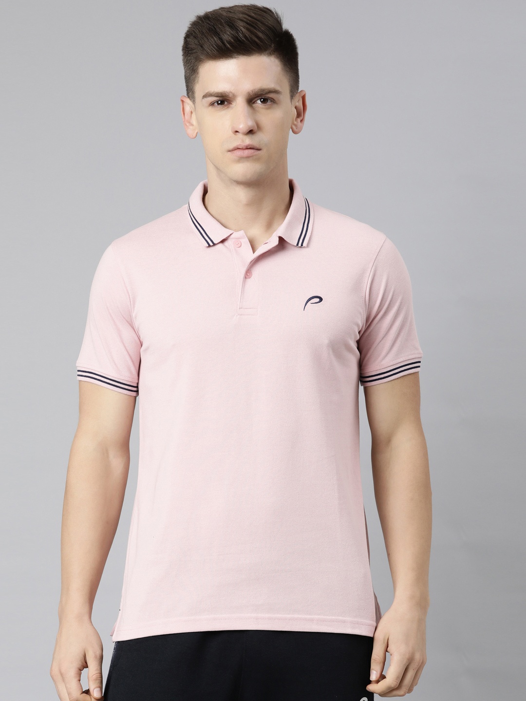 

Proline Polo Collar Cotton T-shirt, Pink