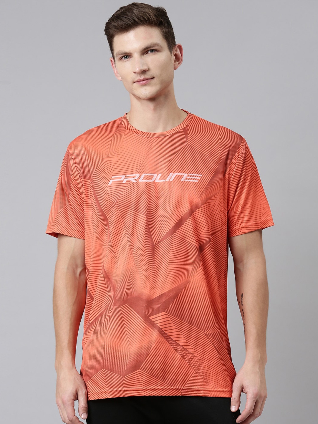 

Proline Conversational Printed T-shirt, Orange
