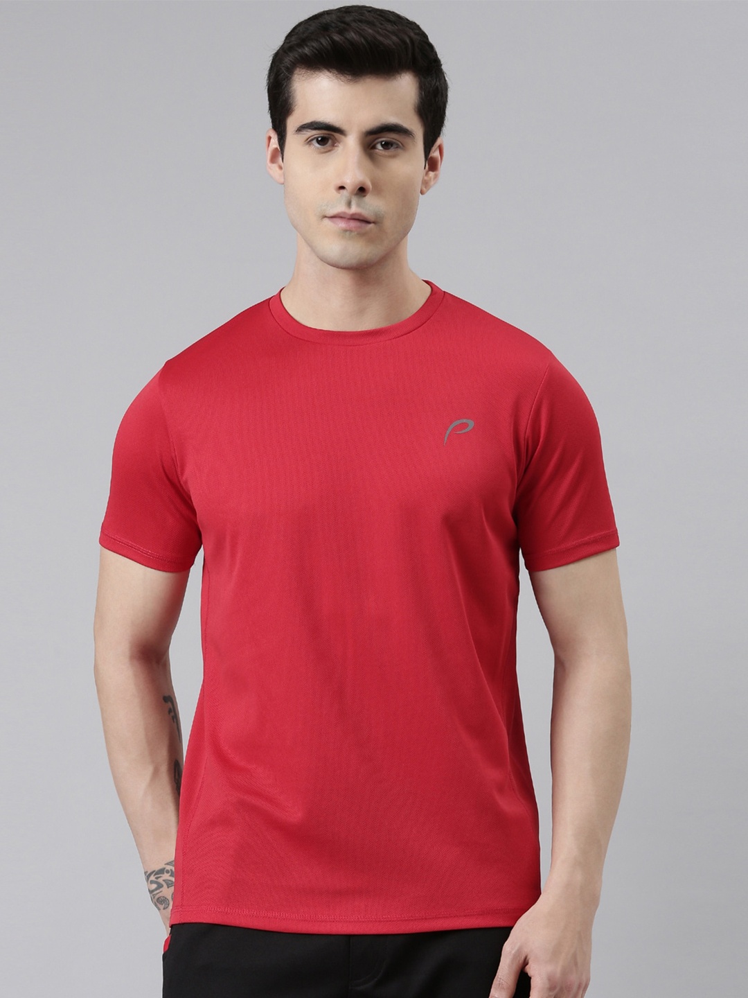 

Proline Round Neck Gym T-shirt, Red