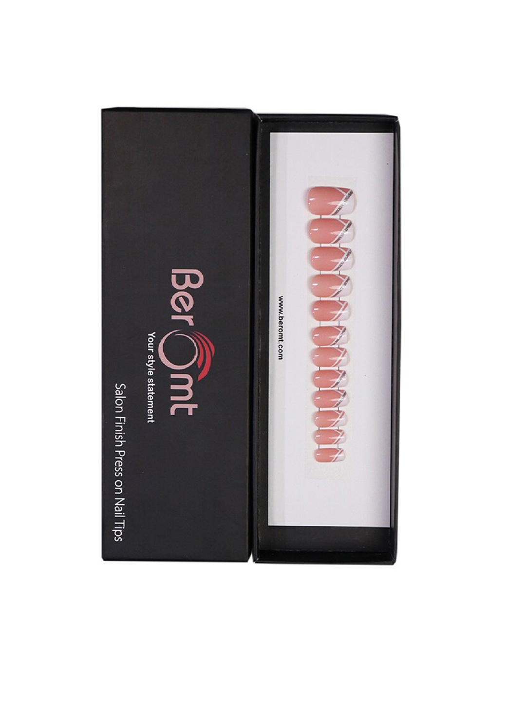 

BEROMT French Tips False Nails With Kit - Nude 101