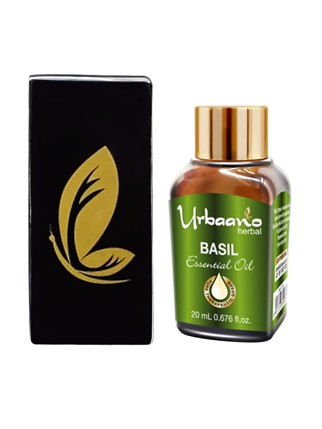 

Urbaano Herbal Basil Natural Essential Oil - 20 ml, Brown