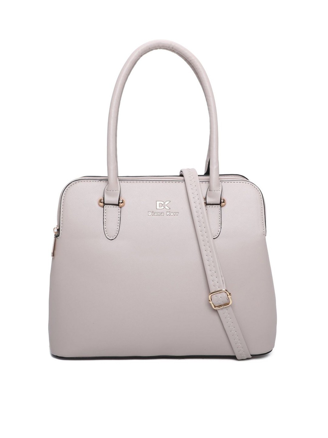 

Diana Korr PU Structured Shoulder Bag, Beige