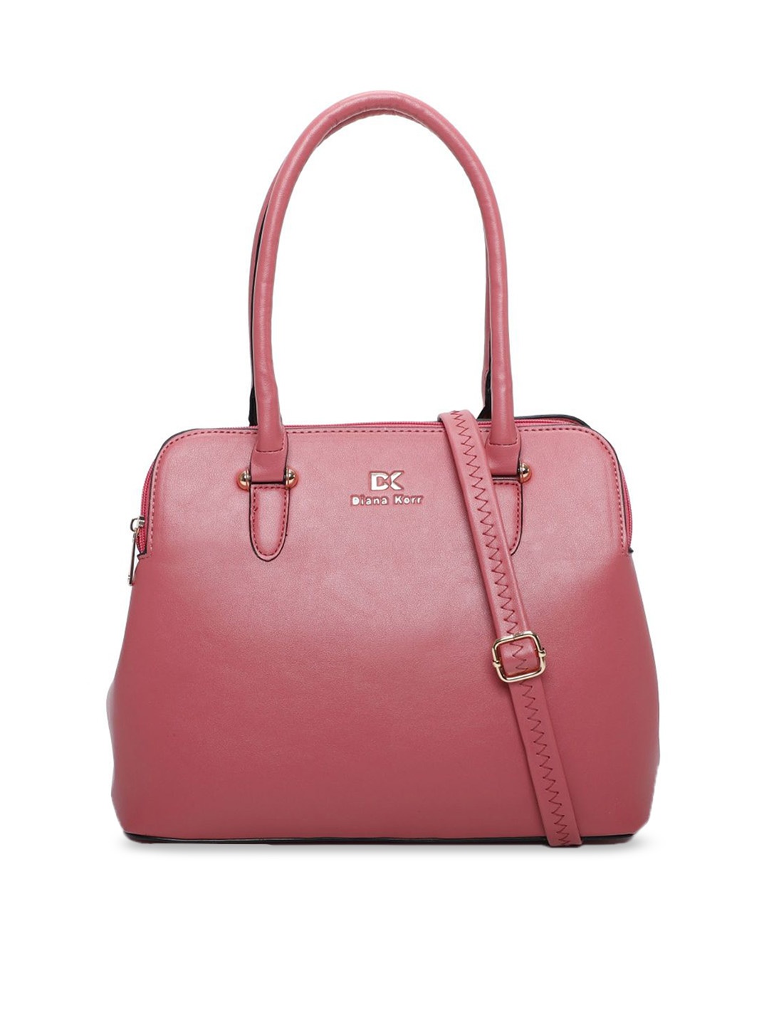 

Diana Korr Textured Structured Shoulder Bag, Pink